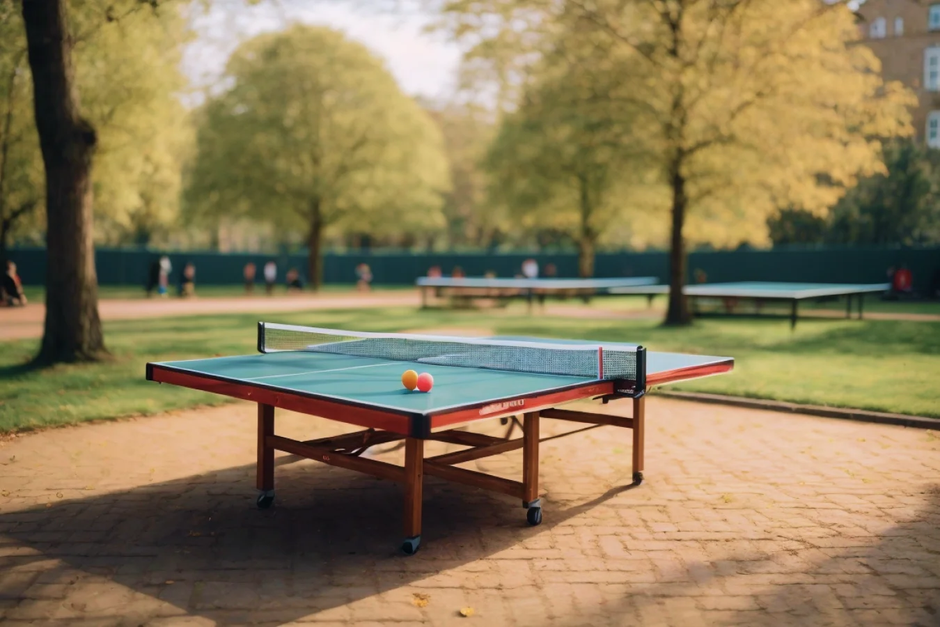 Mini table tennis activity